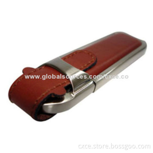 2GB 4GB 8GB 16GB USB Memory Stick with Leather Housing